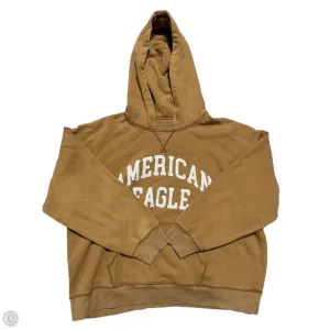 Cool Vest FlexSeamTechnology Sweatshirt Hoodie By American Eagle In Tan, Size: M
