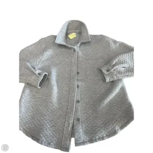 Poise Fit All weather Sweatshirt Collar By Time And Tru In Grey, Size: L