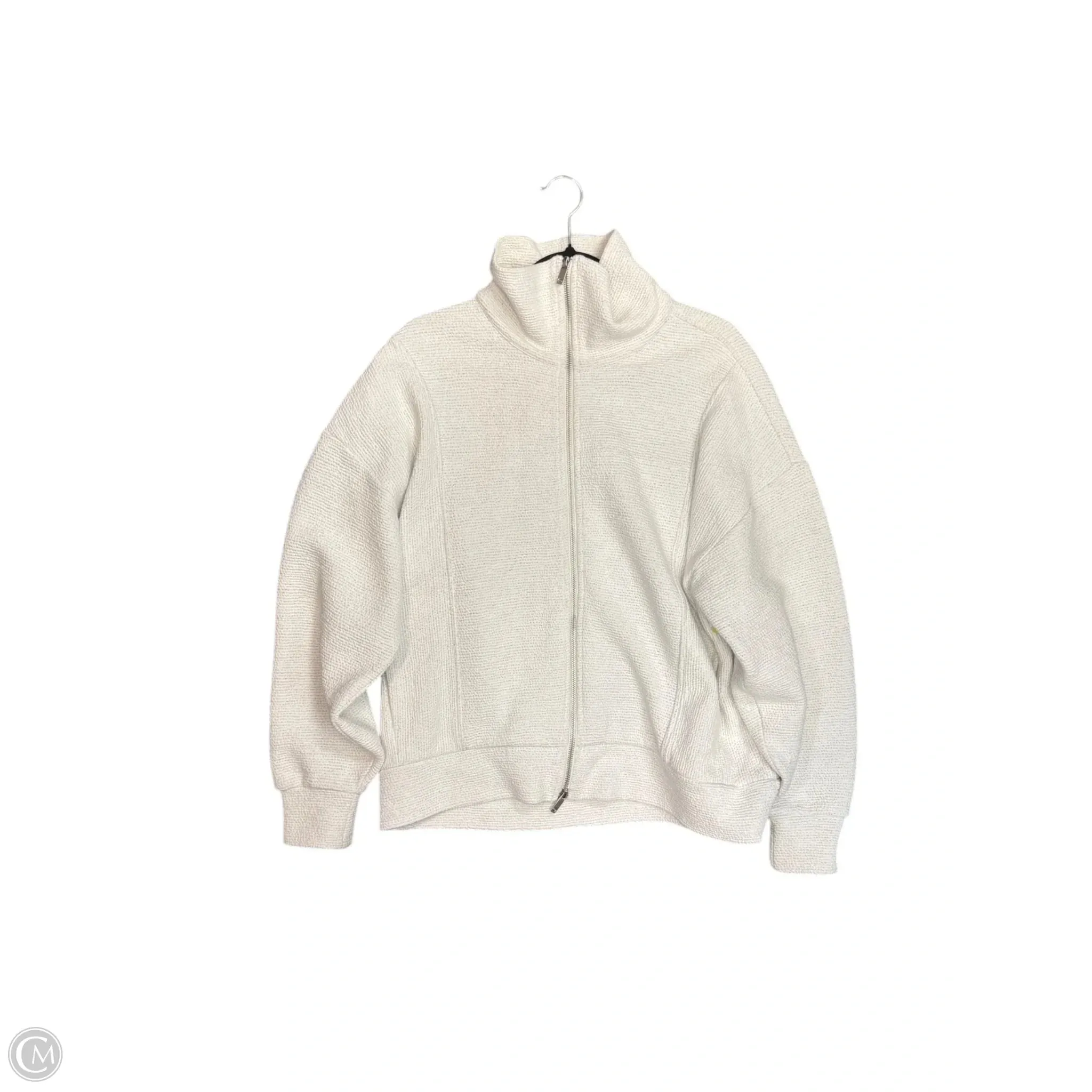 Sweatshirt Collar By Calia In White, Size: L TemperatureControlTechnology Comfortable Coat