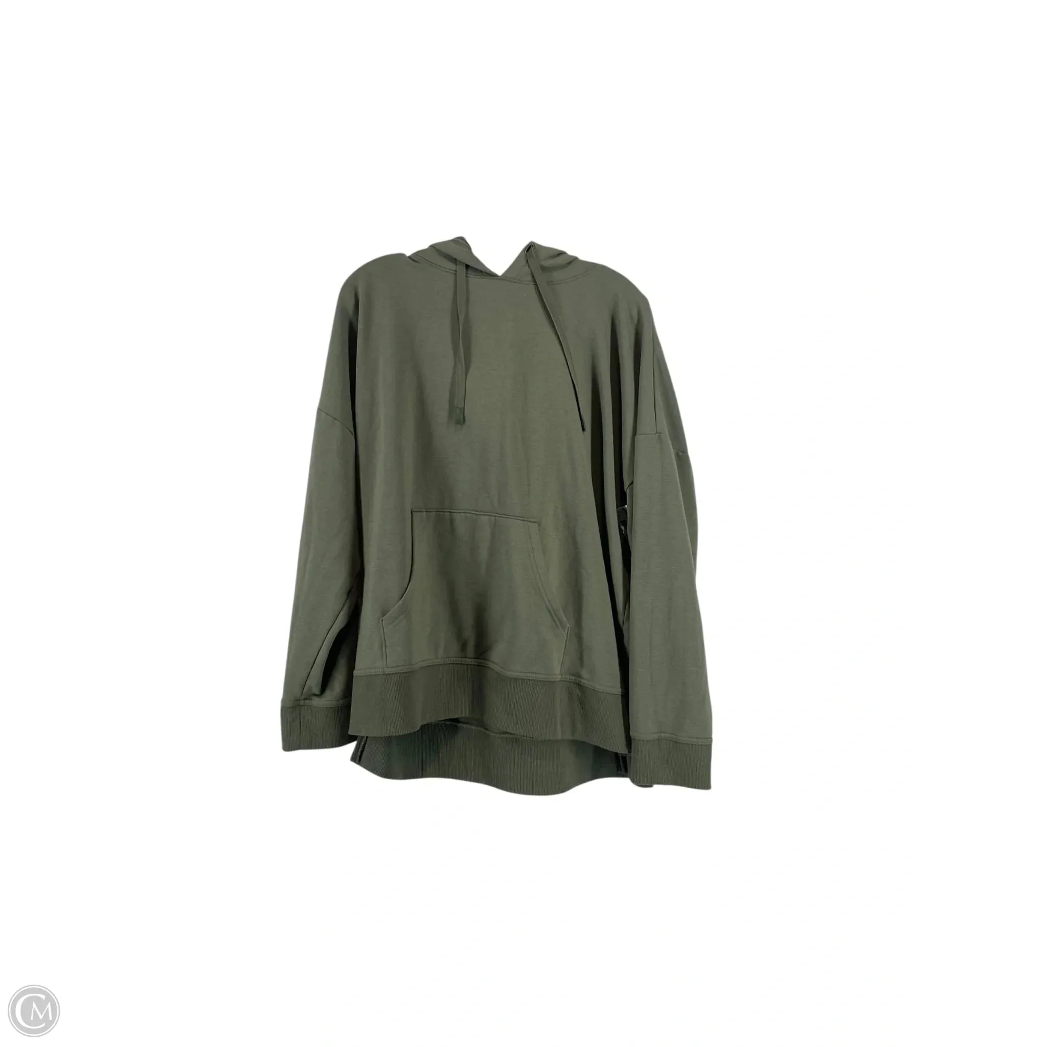 Chic Wear Comfy Style Athletic Sweatshirt Hoodie By Athletic Works In Green, Size: Xxl