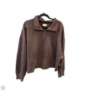 DurableReinforcedElbow Model Glow Sweatshirt Collar By Universal Thread In Brown, Size: 2x