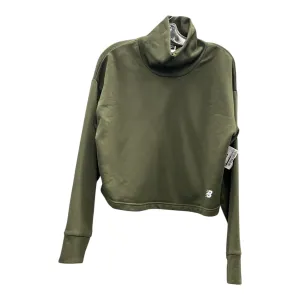 Metro Edge Sky Mood Athletic Sweatshirt Collar By New Balance In Green, Size:L