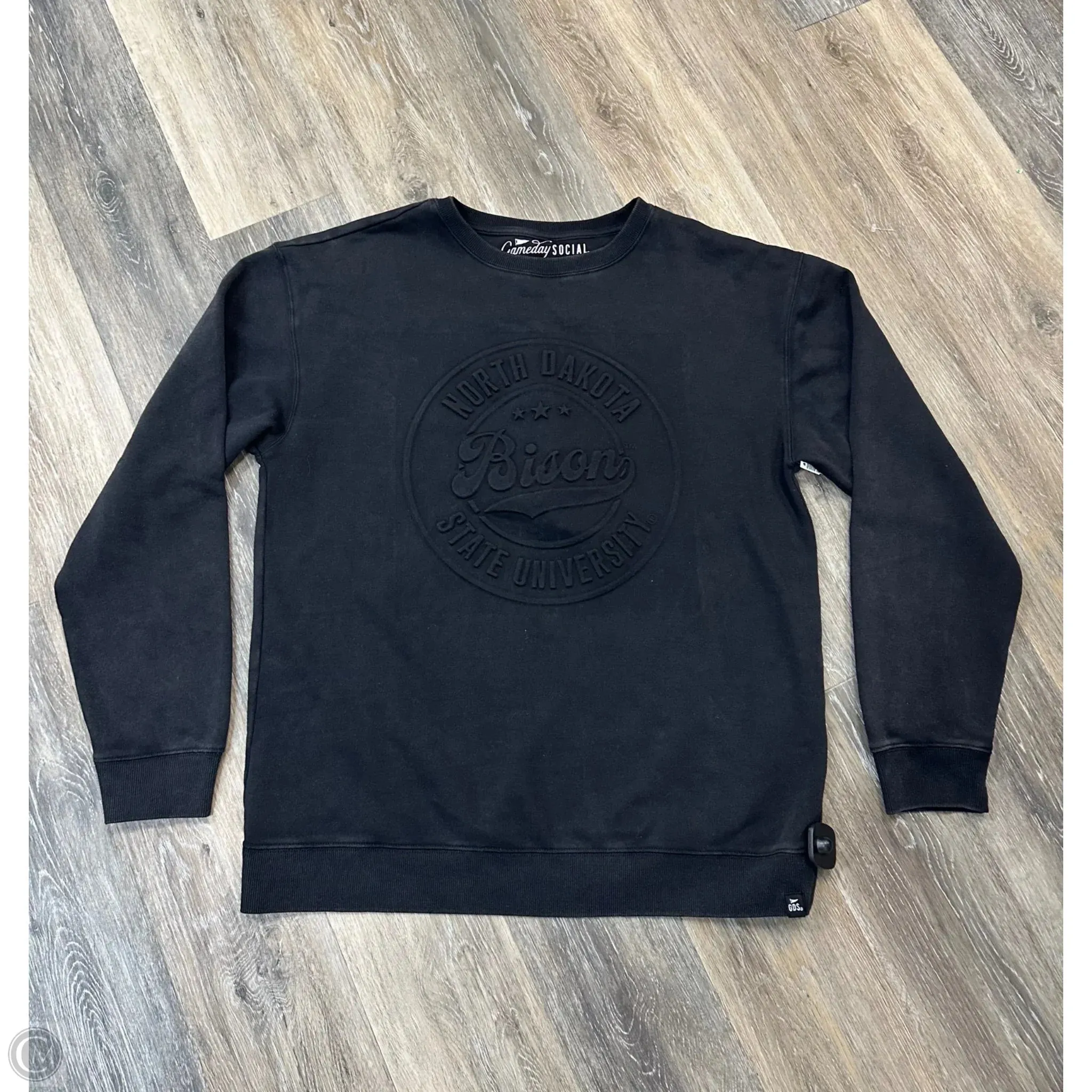 Athletic Sweatshirt Crewneck By Gameday Social In Black, Size: Xxl MoistureWicking Technology Vision Fit