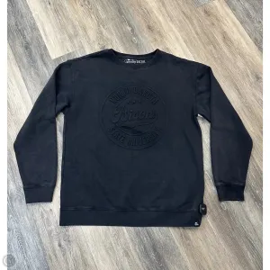 Athletic Sweatshirt Crewneck By Gameday Social In Black, Size: Xxl MoistureWicking Technology Vision Fit