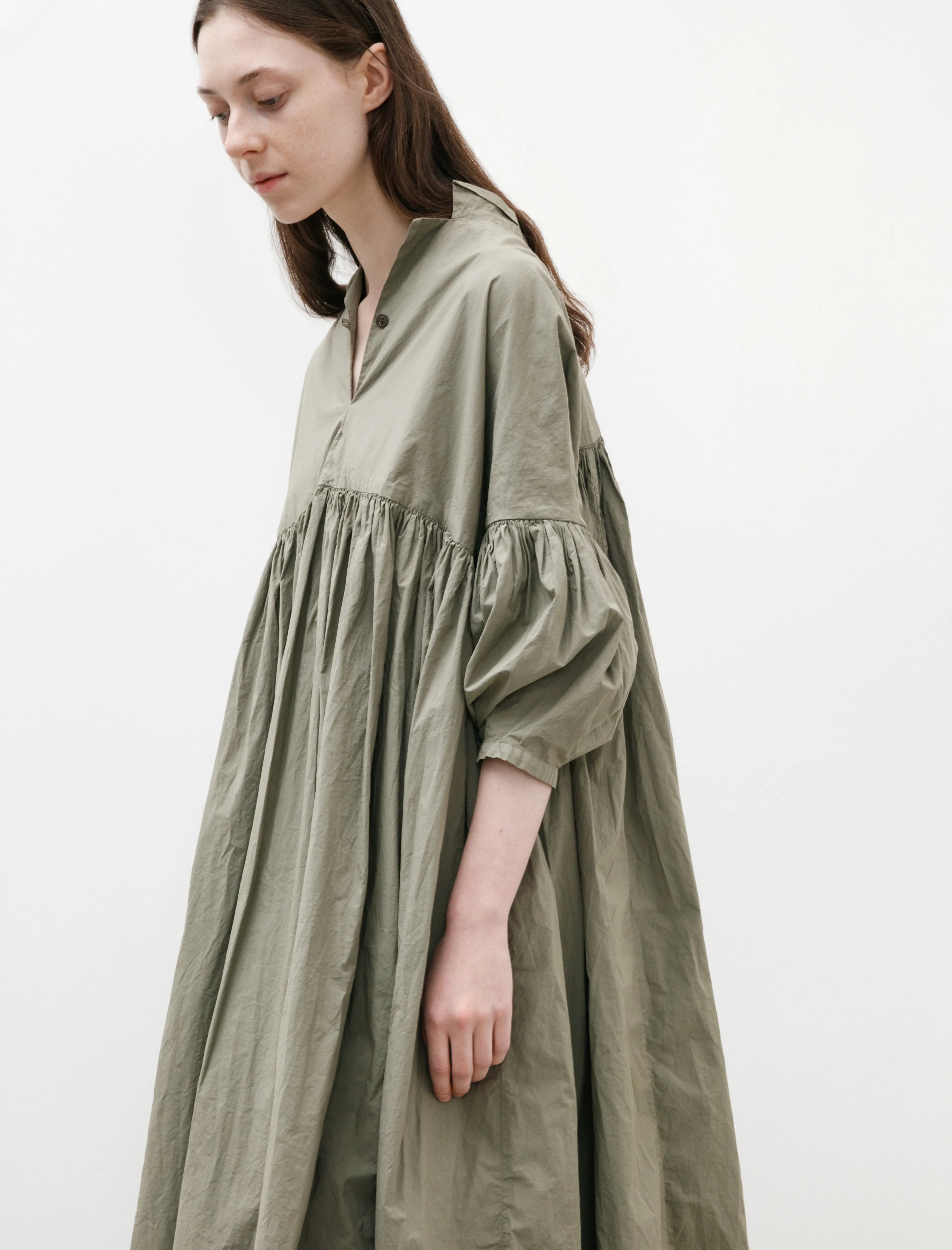 Fantasy Glow Camelia Dress Light Cotton Khaki