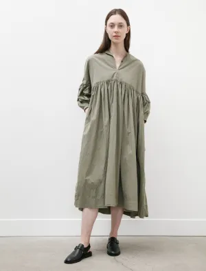 Camelia Dress Light Cotton Khaki World Glow slow life