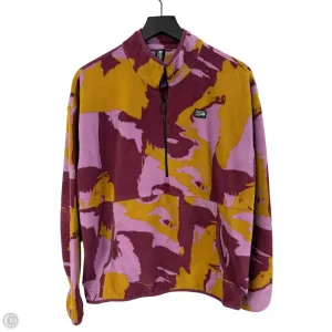 Casual Look Winter Ready Sweatshirt Collar By Mountain Hardwear In Purple & Yellow, Size: L