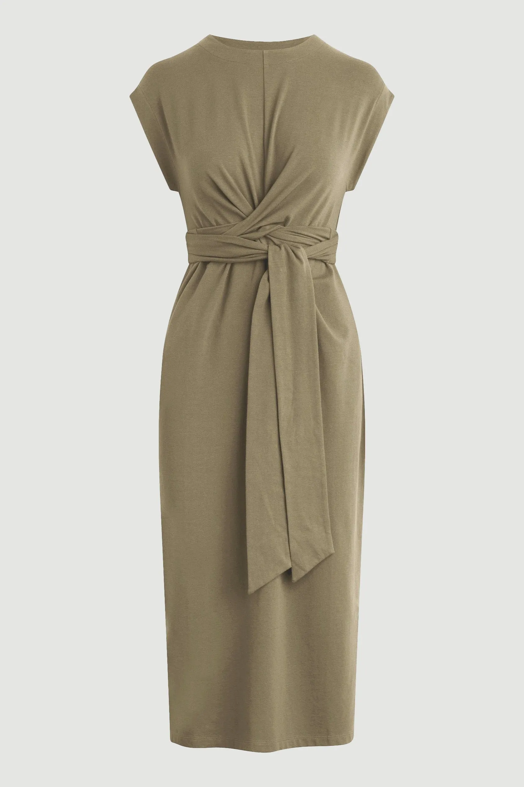 Bonded Seam Technology Fei Tie-Front Organic Cotton Dress (Petite)