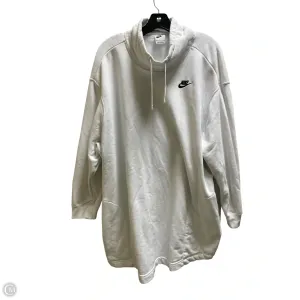 Sweatshirt Collar By Nike Apparel In White, Size: 2x DoubleStitchReinforcement