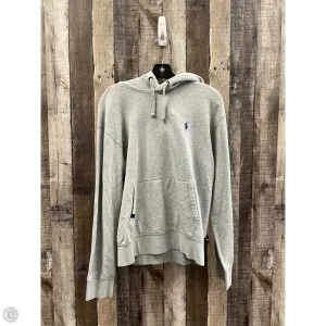 Cold Weather Outfit Insulated Outerwear Sweatshirt Hoodie By Polo Ralph Lauren In Grey, Size: M