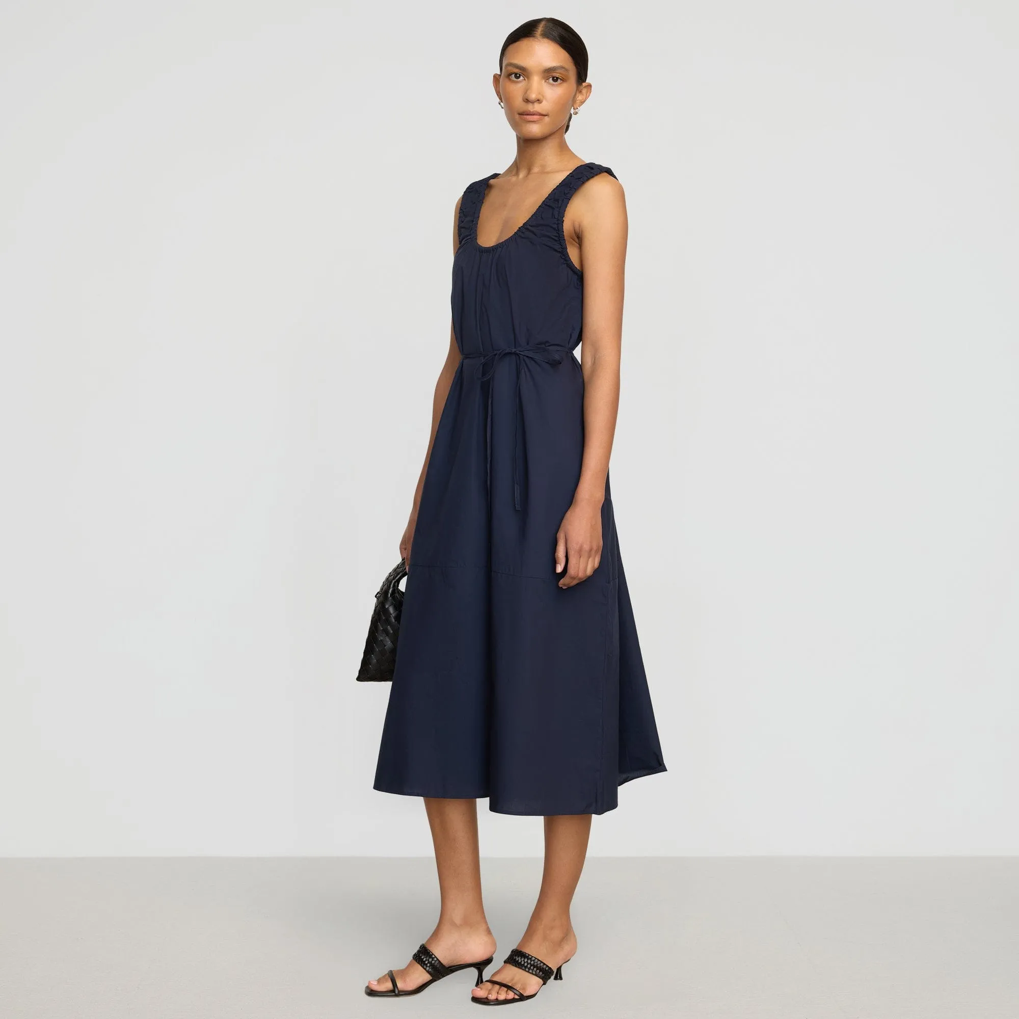 Midori Organic Cotton U-Neck Dress Seamless Design