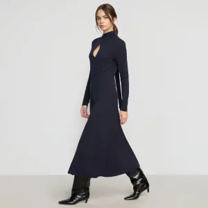 FlexibleCollar Helena Scarf-Neck Jersey Dress