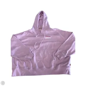 Shimmer Core Sweatshirt Hoodie By Levis In Pink, Size: Xl