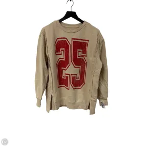 Sweatshirt Crewneck By Cme In Tan, Size: S Summer Outfit