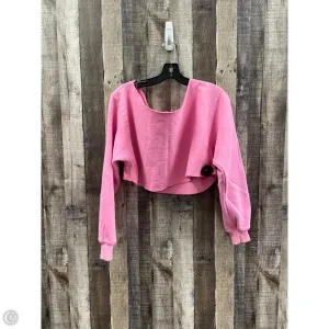 Sweatshirt Crewneck By Cmf In Pink, Size: S Timeless Look Hero Glow