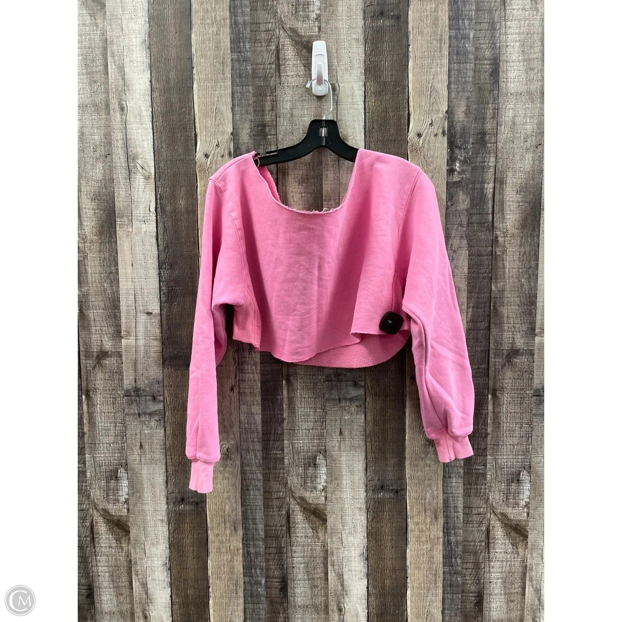 Sweatshirt Crewneck By Cmf In Pink, Size: S Timeless Look Hero Glow