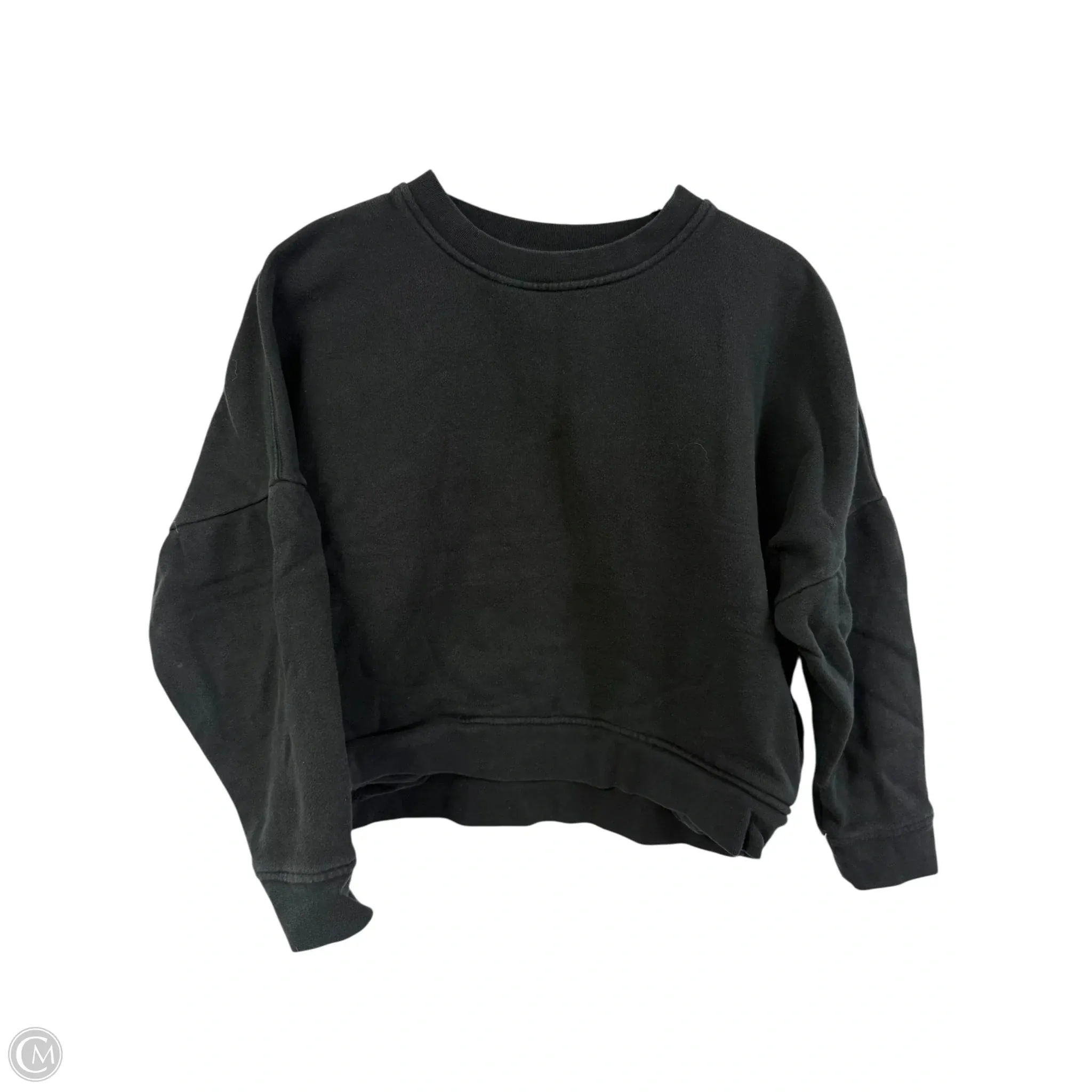 Sweatshirt Crewneck By Madewell In Black, Size: M EasyAdjustment