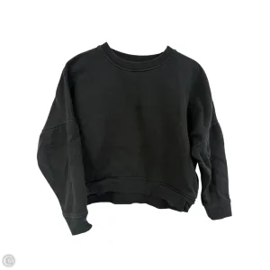 Sweatshirt Crewneck By Madewell In Black, Size: M EasyAdjustment