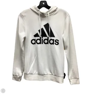 Thermal regulation FlexSeamTechnology Sweatshirt Hoodie By Adidas In White, Size: Xs