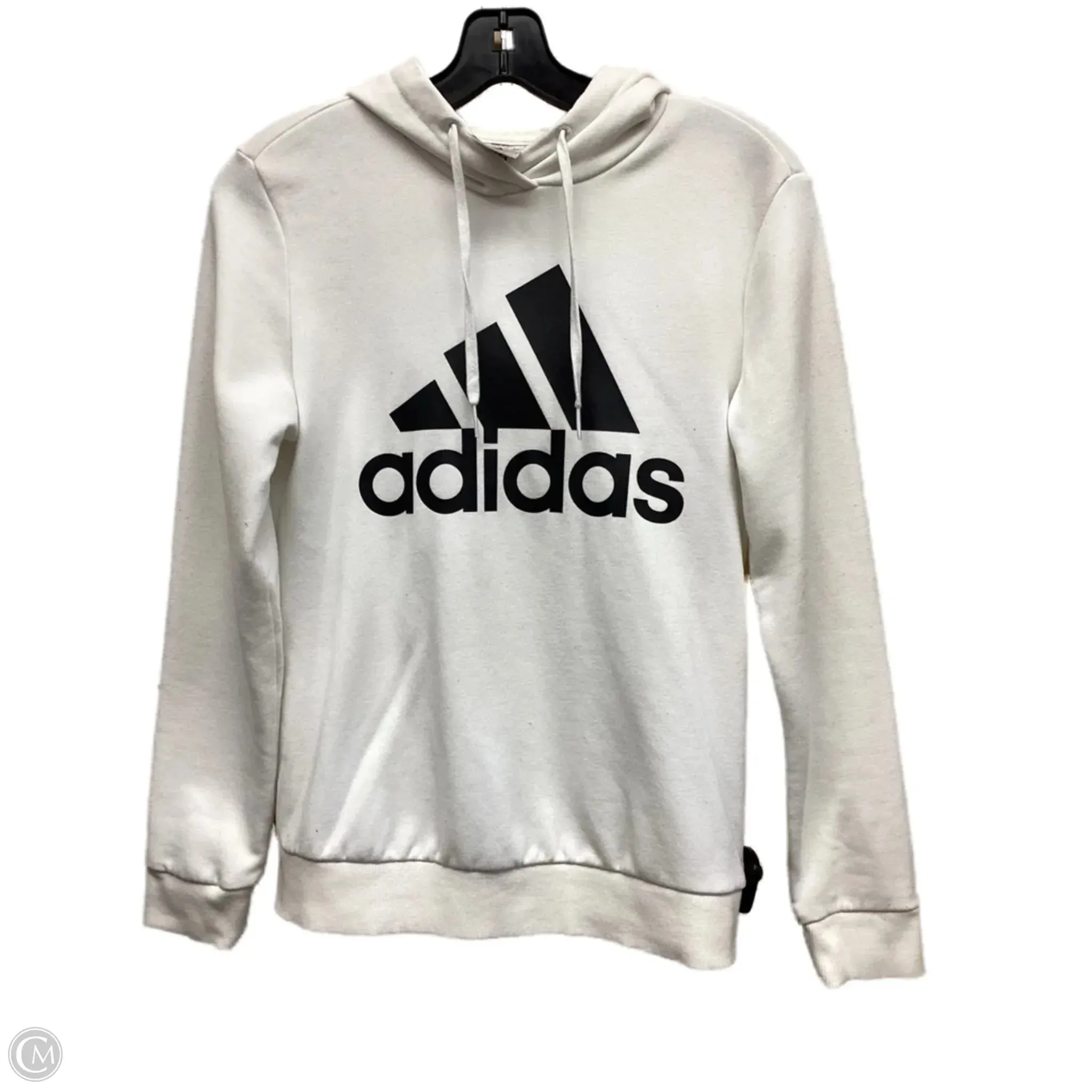 Thermal regulation FlexSeamTechnology Sweatshirt Hoodie By Adidas In White, Size: Xs