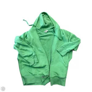 Sweatshirt Hoodie By Woman Within In Green, Size: Xl Active Gear World Glow