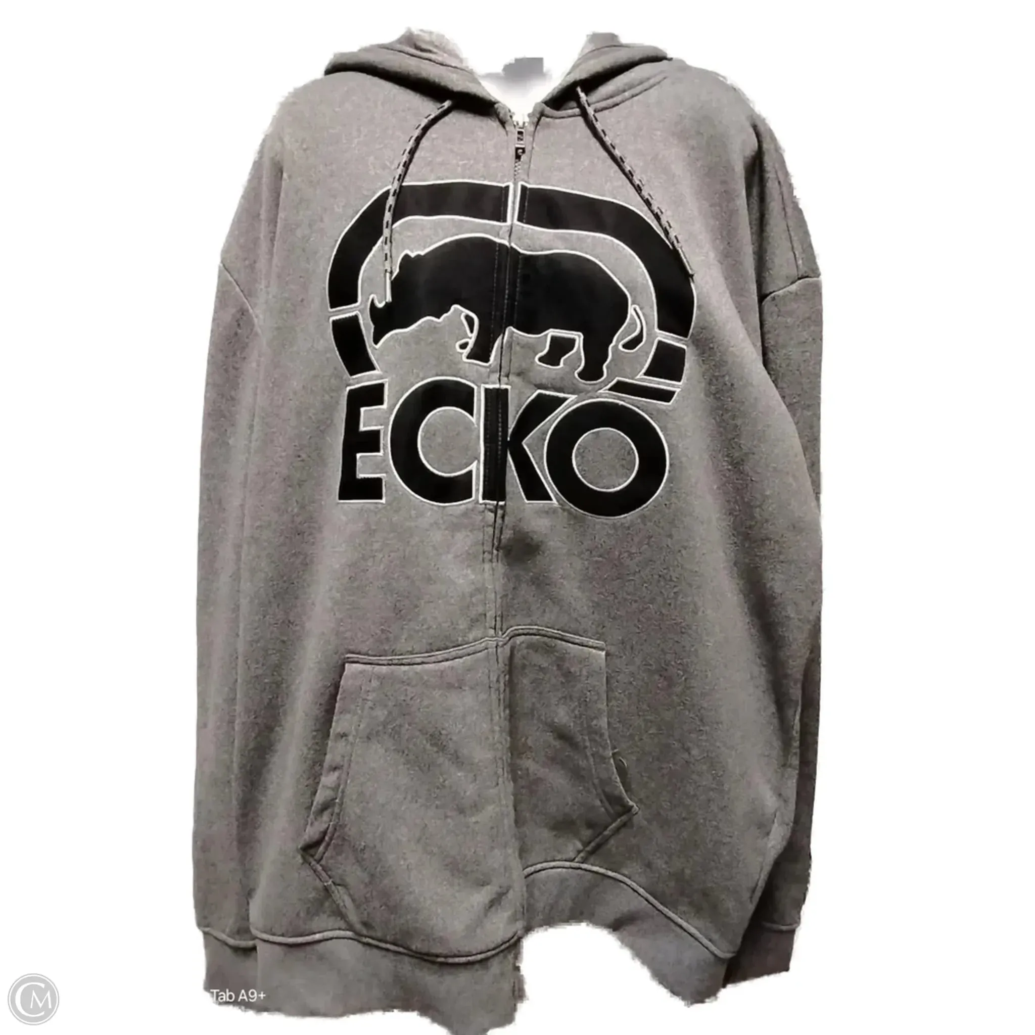 spring fresh New Yorker Sweatshirt Hoodie By Clothes Mentor In Grey, Size: 2x