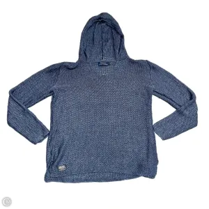 Smooth Yarn Sweatshirt Hoodie By Polo Ralph Lauren In Blue, Size: L