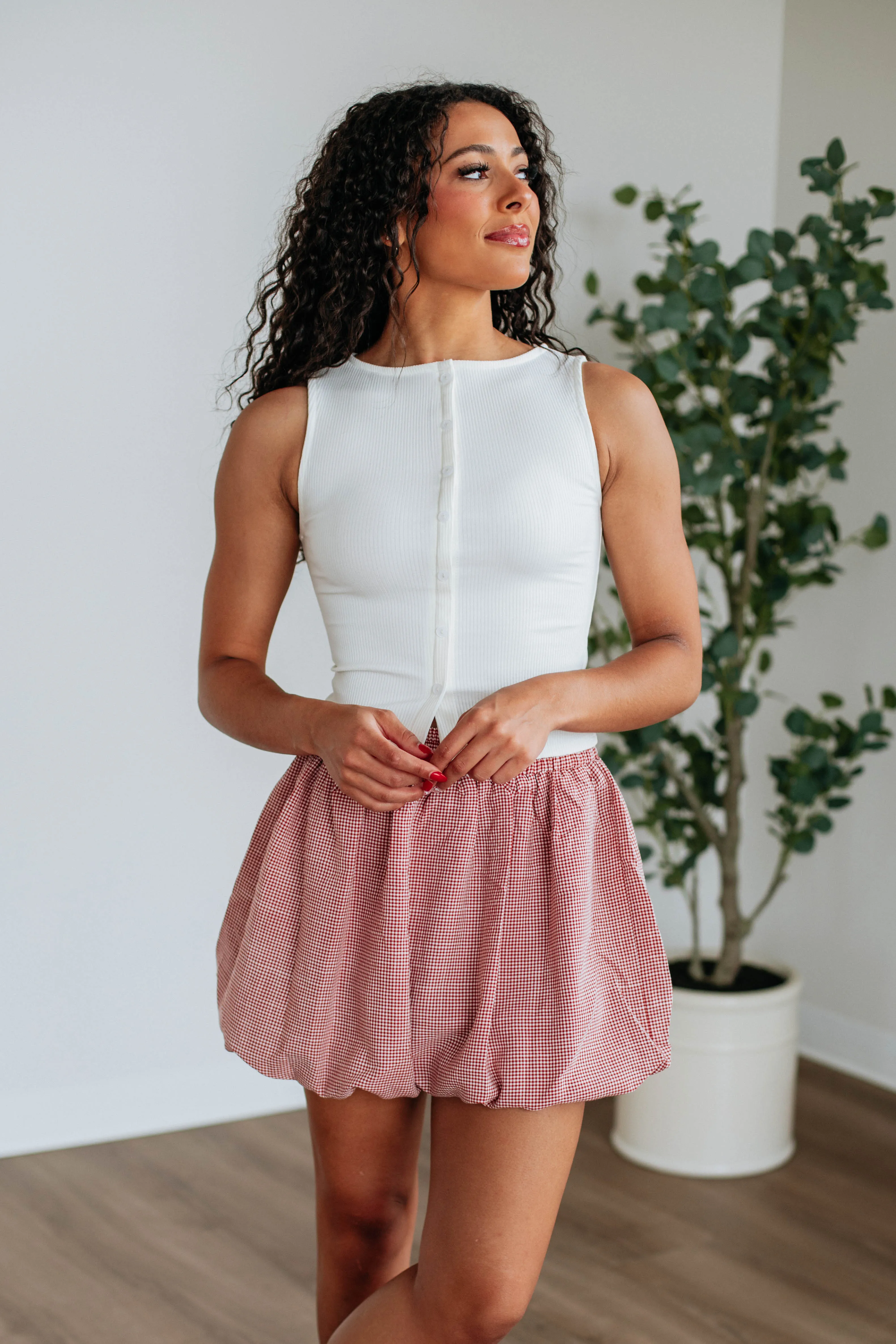 Gathered waist Lyssa Bubble Skirt