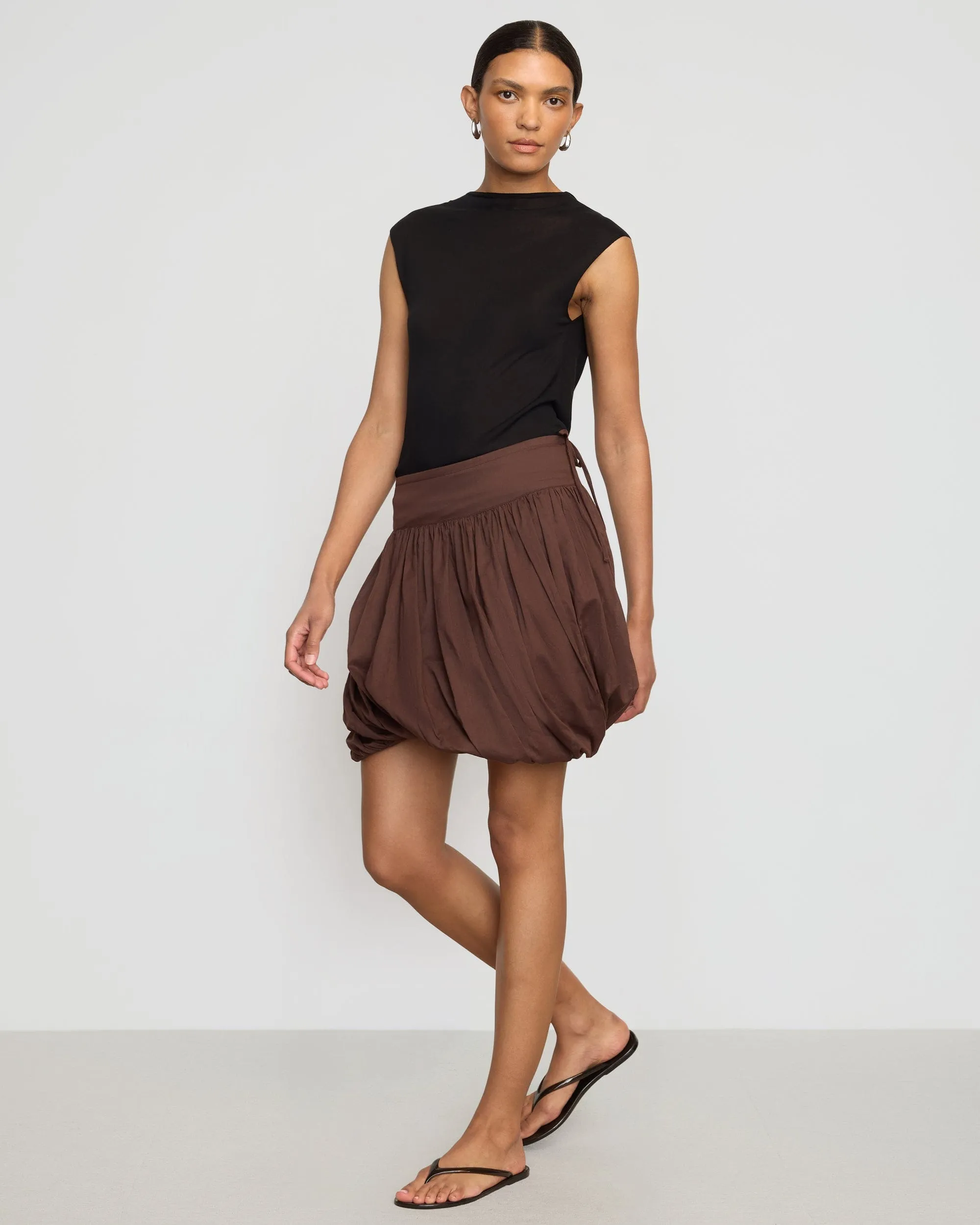 Anat Organic Cotton Twist-Bubble Skirt Heritage Brand