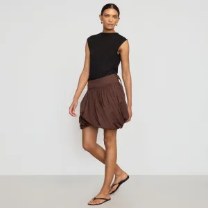 Anat Organic Cotton Twist-Bubble Skirt Comfy Fit