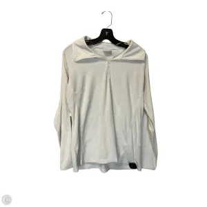 Athleisure Cool Active Apparel Sweatshirt Collar By Columbia In White, Size: Xl