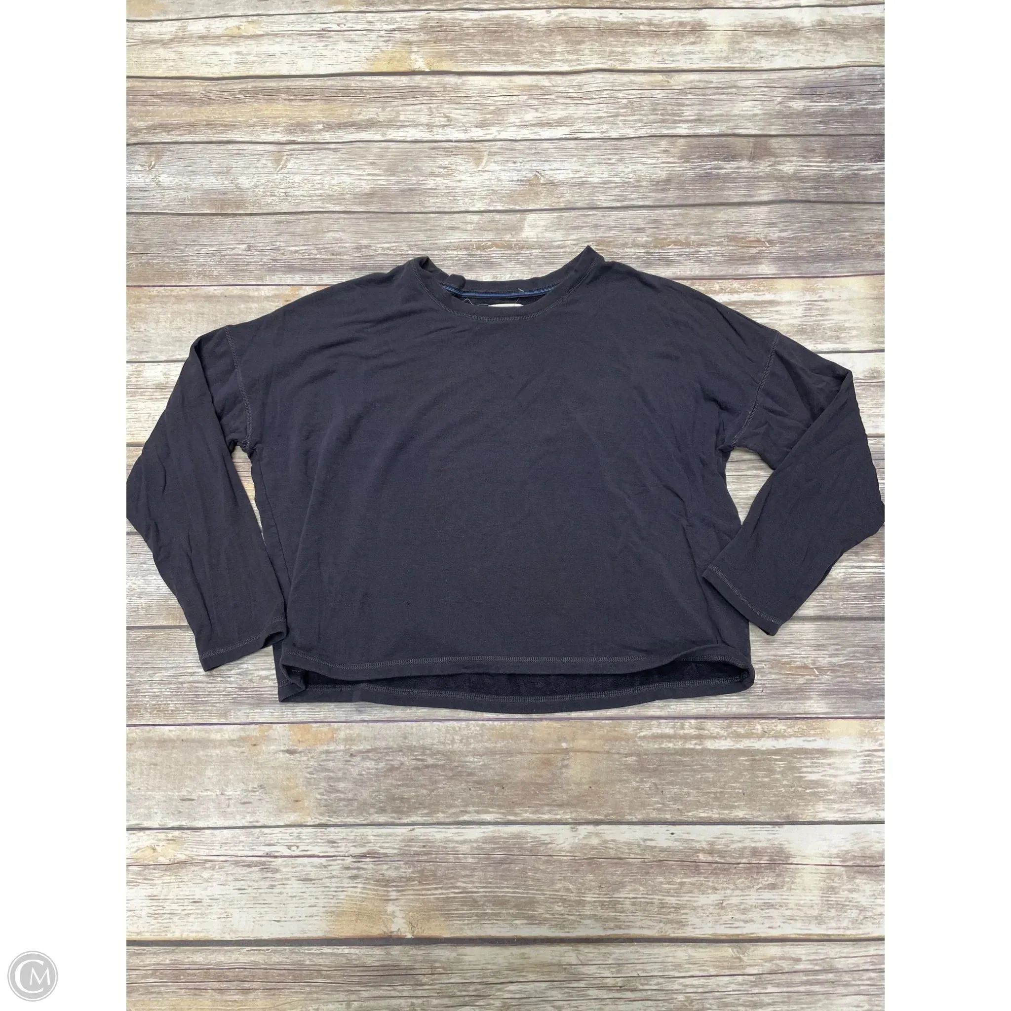 Breathable Lamination Sweatshirt Crewneck By Madewell In Grey, Size: L