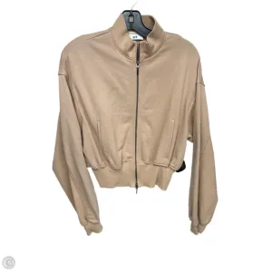 ReinforcedHems Sweatshirt Collar By Clothes Mentor In Tan, Size: M