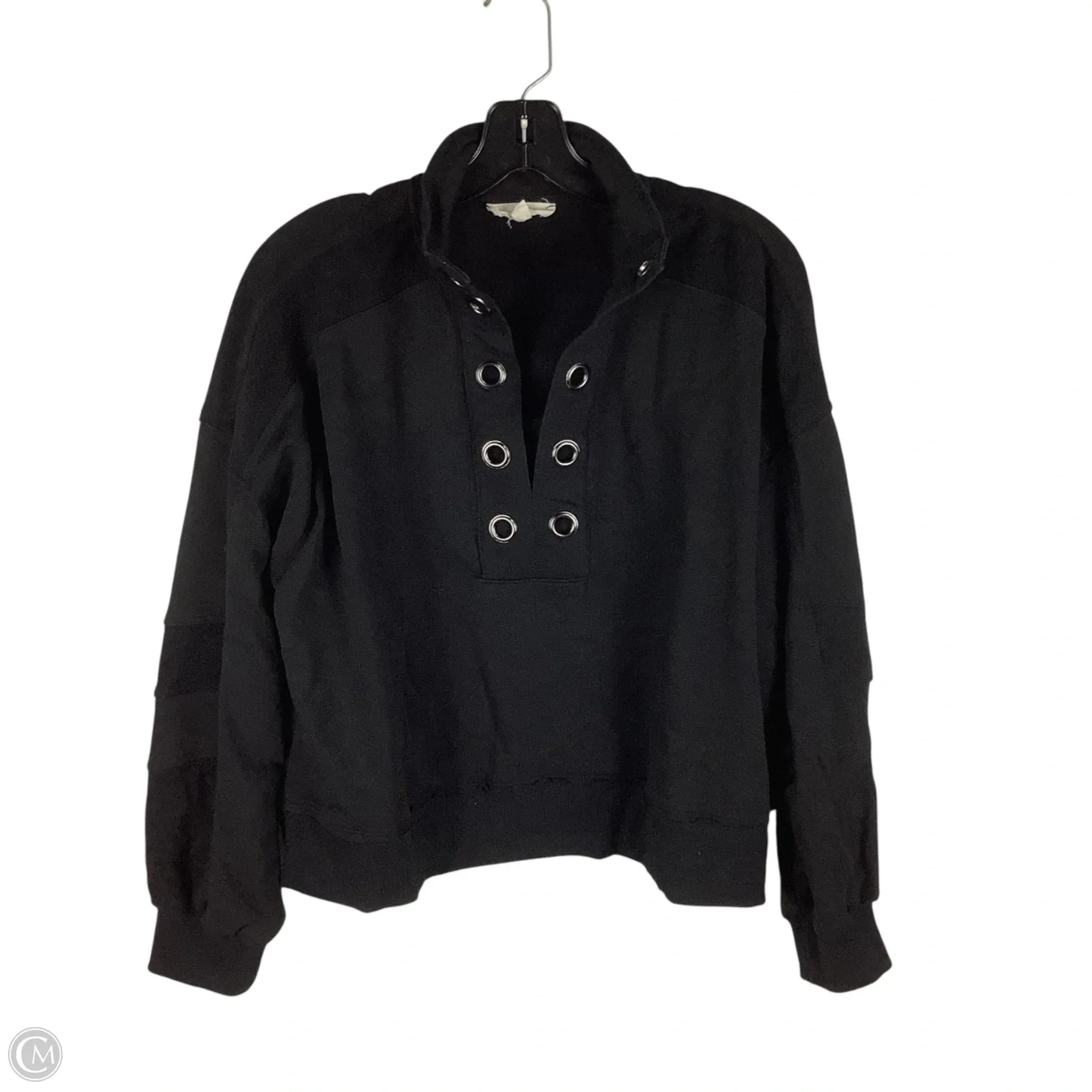 Sweatshirt Collar By Entro In Black, Size: L Collapsible Hood