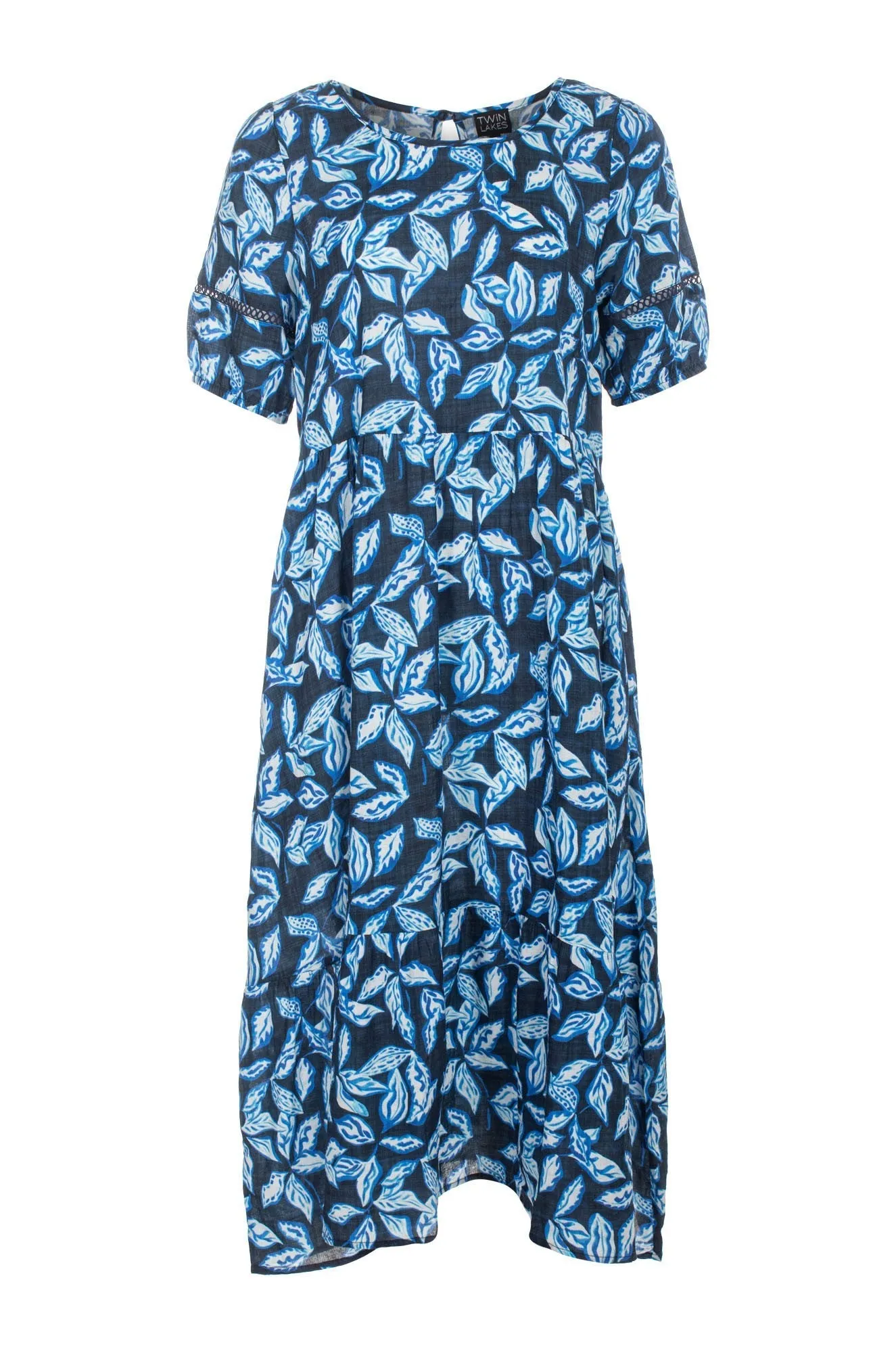 Dress | Navy Leaves | 6532C1 Velvet Soul