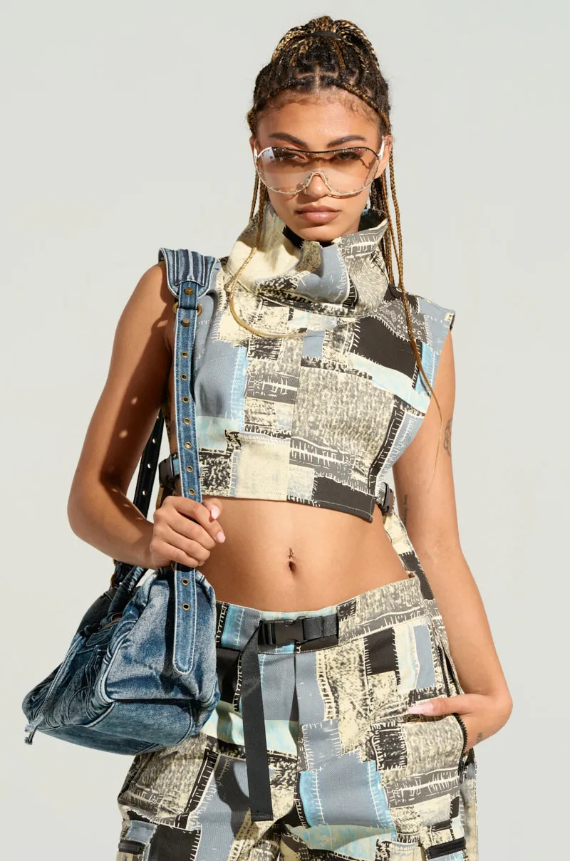 Layered Neckline Design Repurposing - potential OUT OF MY HEAD PATCHWORK TOP