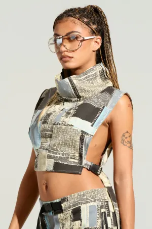 Minimal Flexible low - altitude use OUT OF MY HEAD PATCHWORK TOP