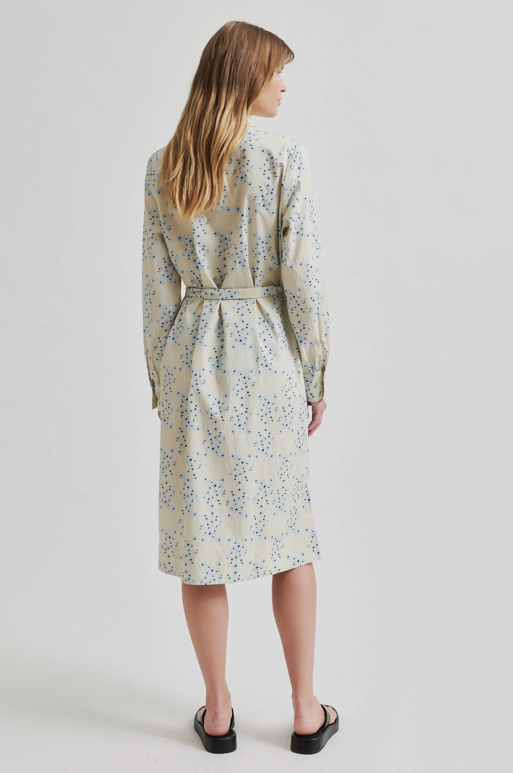 smooth zipper Casual Outfit Claud Midi Dress