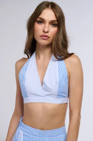 ANYBODY BUT YOU POPLIN TOP fresh water use