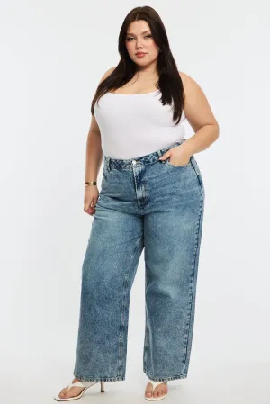 Denim Baggy Jeans Mid Rise Everyday Party Look Timeless Piece