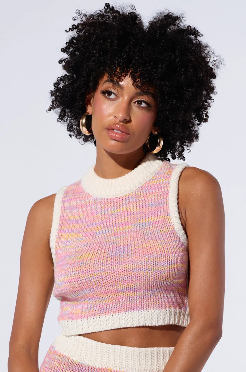 MIMI CROPPED KNIT TANK High precision