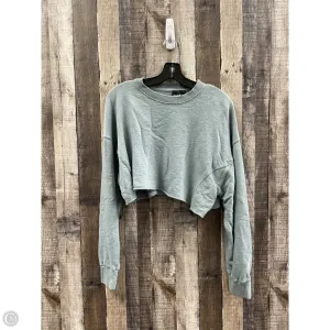 Breezy Design Sweatshirt Crewneck By Mono B In Green, Size: S
