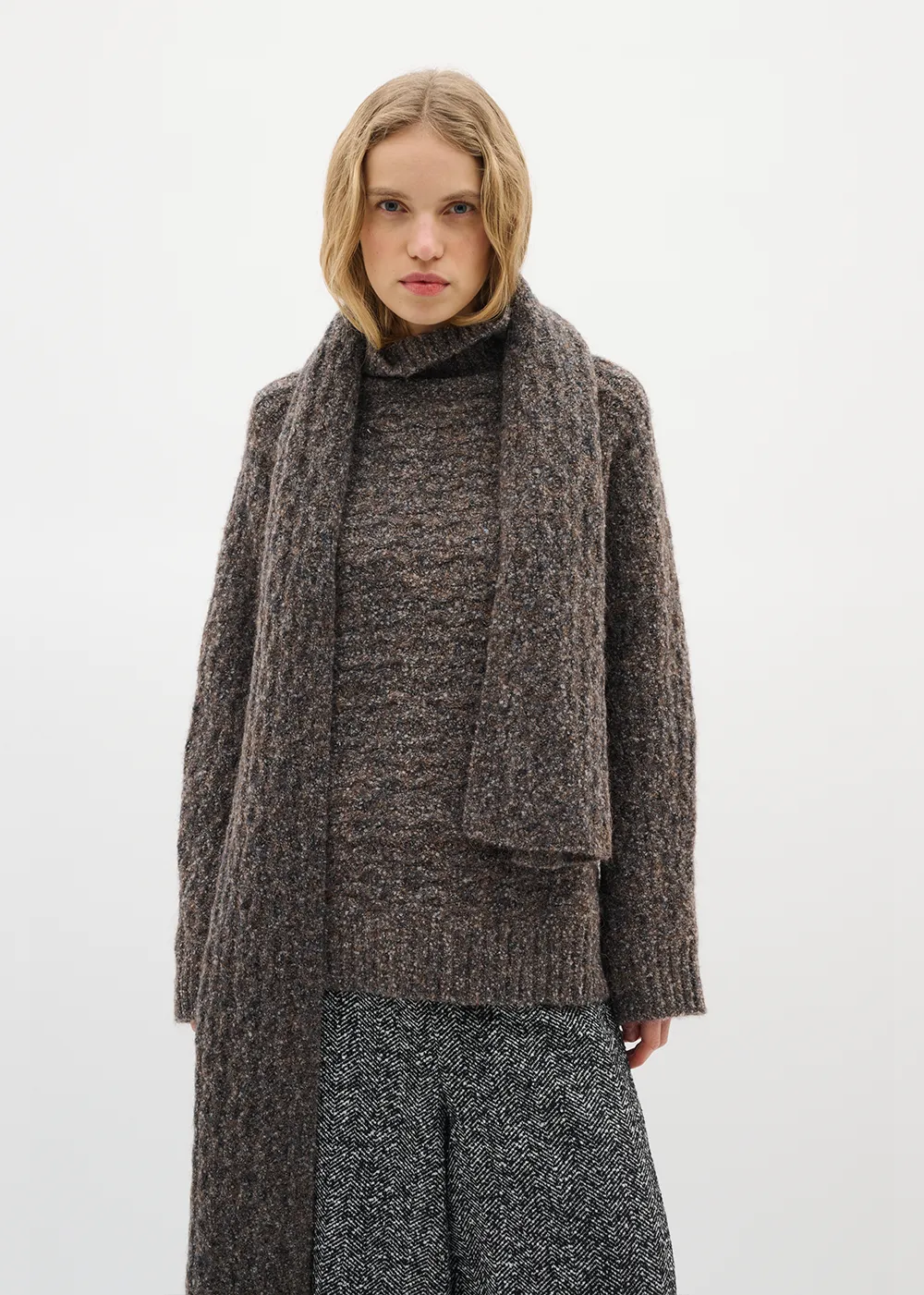 Comfortable Layer Comfy Knit Look Graia Sweater