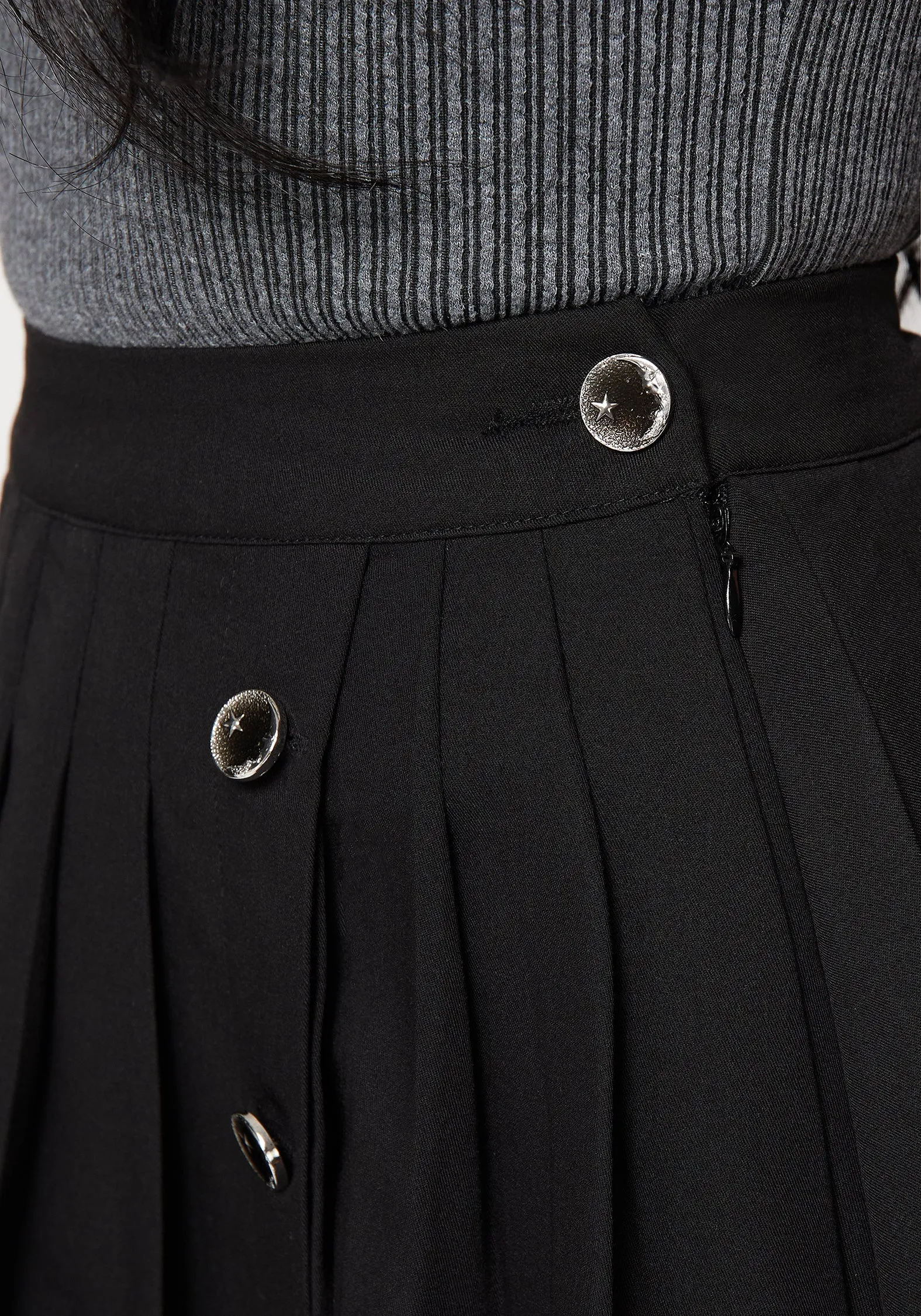 Young adult Moonage Pleated Mini Skirt