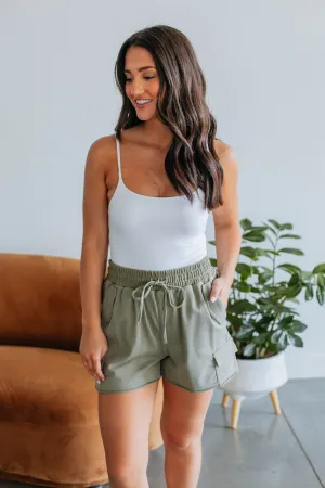 Greyson Cargo Shorts - Olive Versatile Design