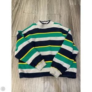 Sweatshirt Collar By Nautica In Striped Pattern, Size: Xl Active Ease