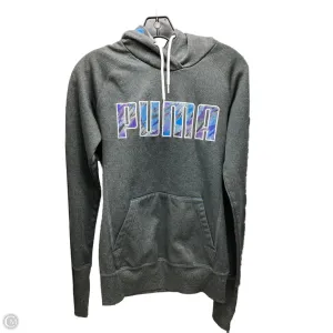 Sweatshirt Hoodie By Puma In Grey, Size: S NoSlipWaistband NonRestrictive Fit
