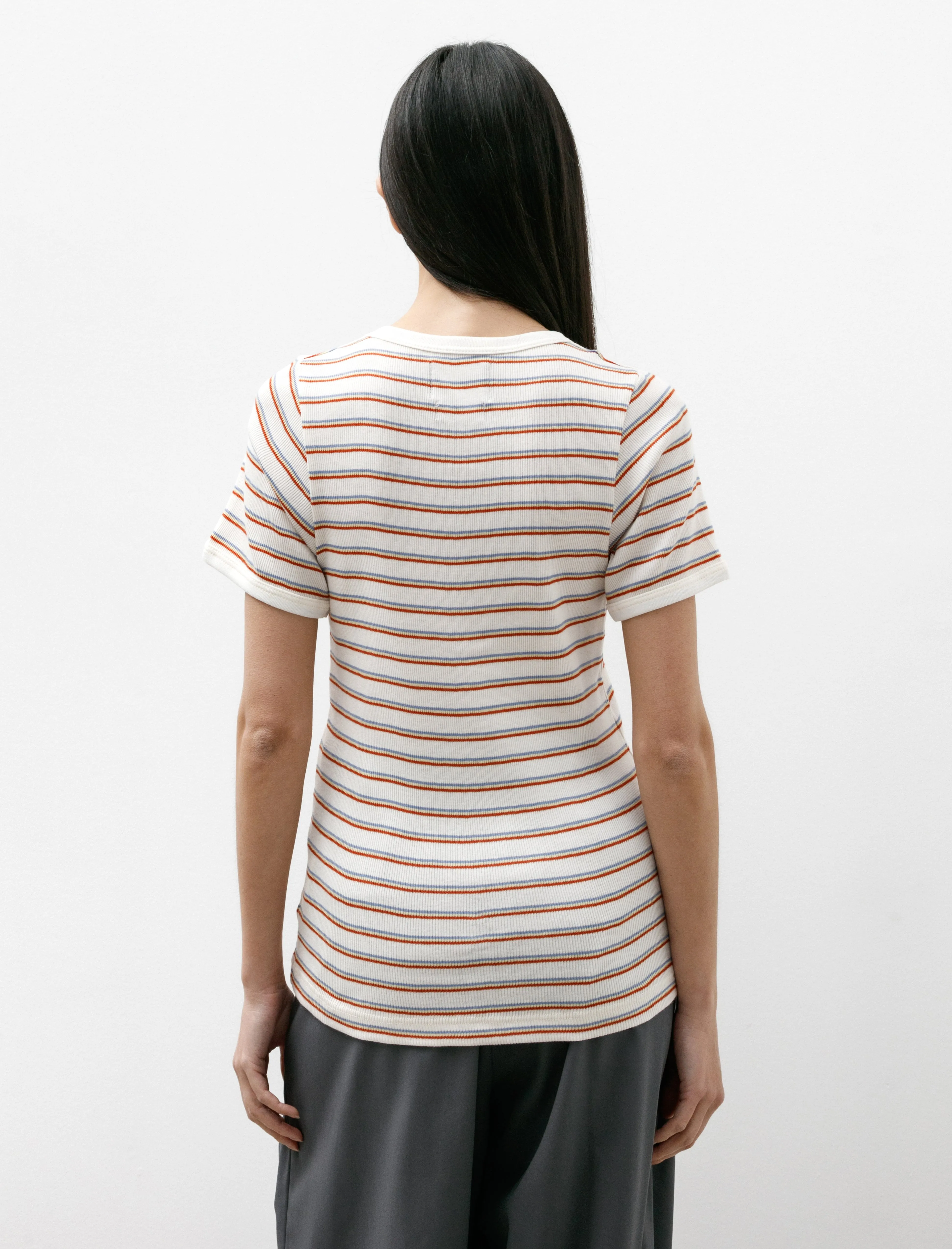 slow life TaglessLabel Magic Domes T-Shirt Ecru Mix