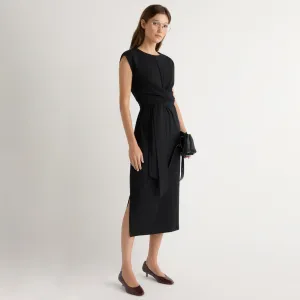 NonRestrictive Movement Fei Tie-Front Organic Cotton Dress