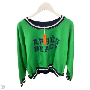 Sweatshirt Crewneck By Sundry In Green, Size: M Free Shape